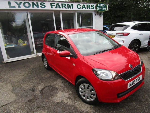 2016 16 Skoda Citigo 1.0 SE MPI 5d 59 BHP