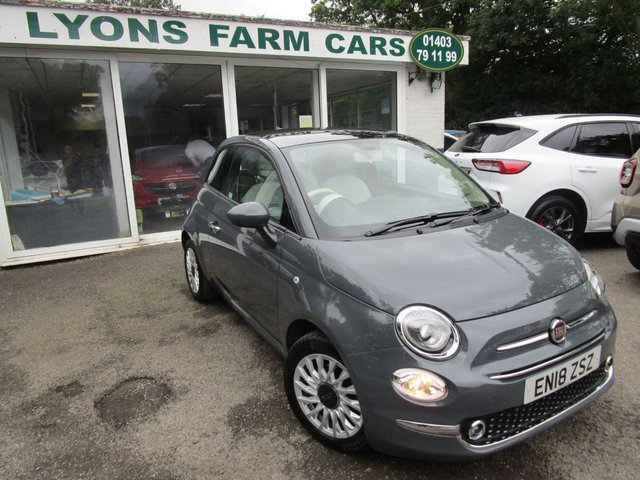 2018 18 Fiat 500 1.2 LOUNGE 3d 69 BHP NEW SHAPE