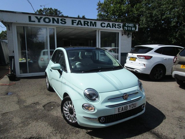 2018 18 Fiat 500 1.2 LOUNGE 3d 69 BHP NEW SHAPE