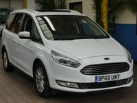 USED 2019 68 FORD GALAXY 2.0 TITANIUM X ECOBLUE 5d 238 BHP SAT NAV SUNROOF LEATHER BLISS FRONT AND REAR CAMERAS VAT Q