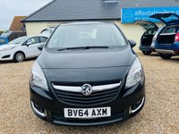 USED 2014 64 VAUXHALL MERIVA 1.4 EXCLUSIV AC 5d 99 BHP Heated Seats + Front & Rear Parking Sensors