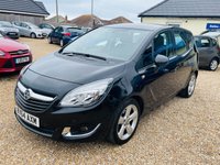 USED 2014 64 VAUXHALL MERIVA 1.4 EXCLUSIV AC 5d 99 BHP Heated Seats + Front & Rear Parking Sensors