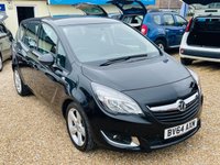 USED 2014 64 VAUXHALL MERIVA 1.4 EXCLUSIV AC 5d 99 BHP Heated Seats + Front & Rear Parking Sensors