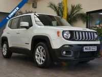 USED 2018 18 JEEP RENEGADE 1.6 M-JET LONGITUDE 5d 118 BHP SAT NAV PARKING SENSORS