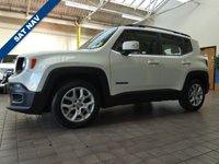 USED 2018 18 JEEP RENEGADE 1.6 M-JET LONGITUDE 5d 118 BHP SAT NAV PARKING SENSORS