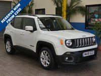 USED 2018 18 JEEP RENEGADE 1.6 M-JET LONGITUDE 5d 118 BHP SAT NAV PARKING SENSORS