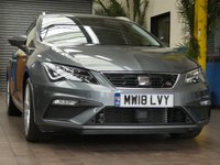 USED 2018 18 SEAT LEON 1.4 ECOTSI FR TECHNOLOGY DSG 5d 148 BHP SAT NAV PART LEATHER INTERIOR