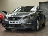 USED 2018 18 SEAT LEON 1.4 ECOTSI FR TECHNOLOGY DSG 5d 148 BHP SAT NAV PART LEATHER INTERIOR