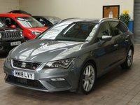 USED 2018 18 SEAT LEON 1.4 ECOTSI FR TECHNOLOGY DSG 5d 148 BHP SAT NAV PART LEATHER INTERIOR