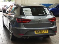 USED 2018 18 SEAT LEON 1.4 ECOTSI FR TECHNOLOGY DSG 5d 148 BHP SAT NAV PART LEATHER INTERIOR
