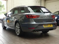 USED 2018 18 SEAT LEON 1.4 ECOTSI FR TECHNOLOGY DSG 5d 148 BHP SAT NAV PART LEATHER INTERIOR