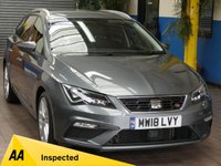 USED 2018 18 SEAT LEON 1.4 ECOTSI FR TECHNOLOGY DSG 5d 148 BHP SAT NAV PART LEATHER INTERIOR