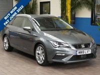 USED 2018 18 SEAT LEON 1.4 ECOTSI FR TECHNOLOGY DSG 5d 148 BHP SAT NAV PART LEATHER INTERIOR