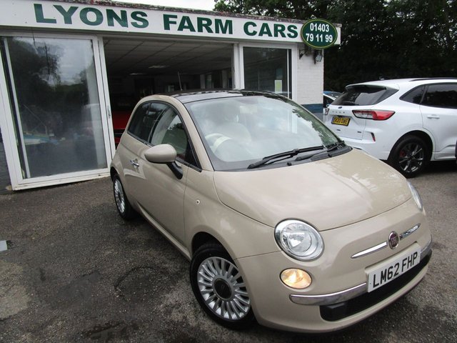2012 62 Fiat 500 1.2 LOUNGE 3d 69 BHP