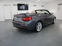 USED 2018 18 BMW 2 SERIES 2.0 218D M SPORT 2d 148 BHP STUNNING MAGNOLIA INTERIOR THIS 2 SERIES CONVERTIBLE NEEDS TO VIEWED. WITH FACTORY FITTED EXTRAS & 1 PREVIOUS KEEPER