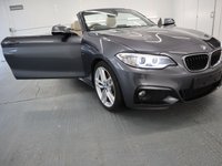 USED 2018 18 BMW 2 SERIES 2.0 218D M SPORT 2d 148 BHP STUNNING MAGNOLIA INTERIOR THIS 2 SERIES CONVERTIBLE NEEDS TO VIEWED. WITH FACTORY FITTED EXTRAS & 1 PREVIOUS KEEPER