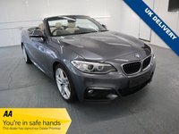 USED 2018 18 BMW 2 SERIES 2.0 218D M SPORT 2d 148 BHP STUNNING MAGNOLIA INTERIOR THIS 2 SERIES CONVERTIBLE NEEDS TO VIEWED. WITH FACTORY FITTED EXTRAS & 1 PREVIOUS KEEPER
