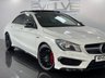 USED 2014 64 MERCEDES-BENZ CLA 2.0 CLA45 AMG 4MATIC 4d 360 BHP PAN ROOF, SAT NAV, CLEAN!