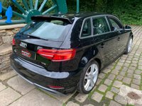 USED 2017 17 AUDI A3 1.4 TFSI S LINE 5d 148 BHP AUDI A3 S-LINE 5DR TFSi 1.4 - SAT NAV - 1 OWNER FROM NEW - FULL SERVICE HISTORY - HALF LEATHER - 18 INCH UPGRADE ALLOYS