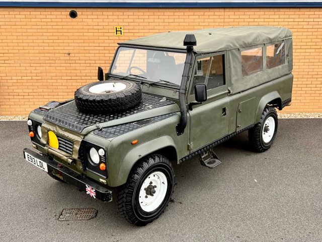 1988 E Land Rover Defender 110 // 2.5L 300td // Ex MOD // Rag Top // Px swap