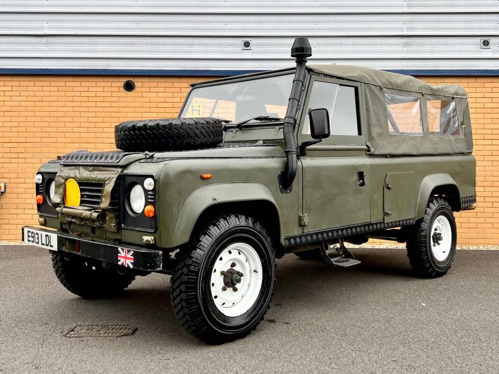 USED 1988 E LAND ROVER DEFENDER 110 // 2.5L 300td // Ex MOD // Rag Top // Px swap 