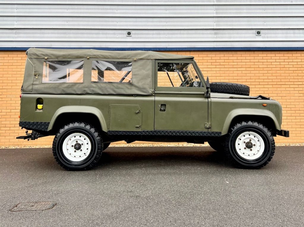 USED 1988 E LAND ROVER DEFENDER 110 // 2.5L 300td // Ex MOD // Rag Top // Px swap 