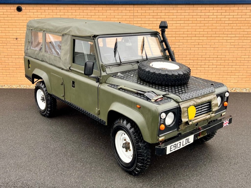 USED 1988 E LAND ROVER DEFENDER 110 // 2.5L 300td // Ex MOD // Rag Top // Px swap 