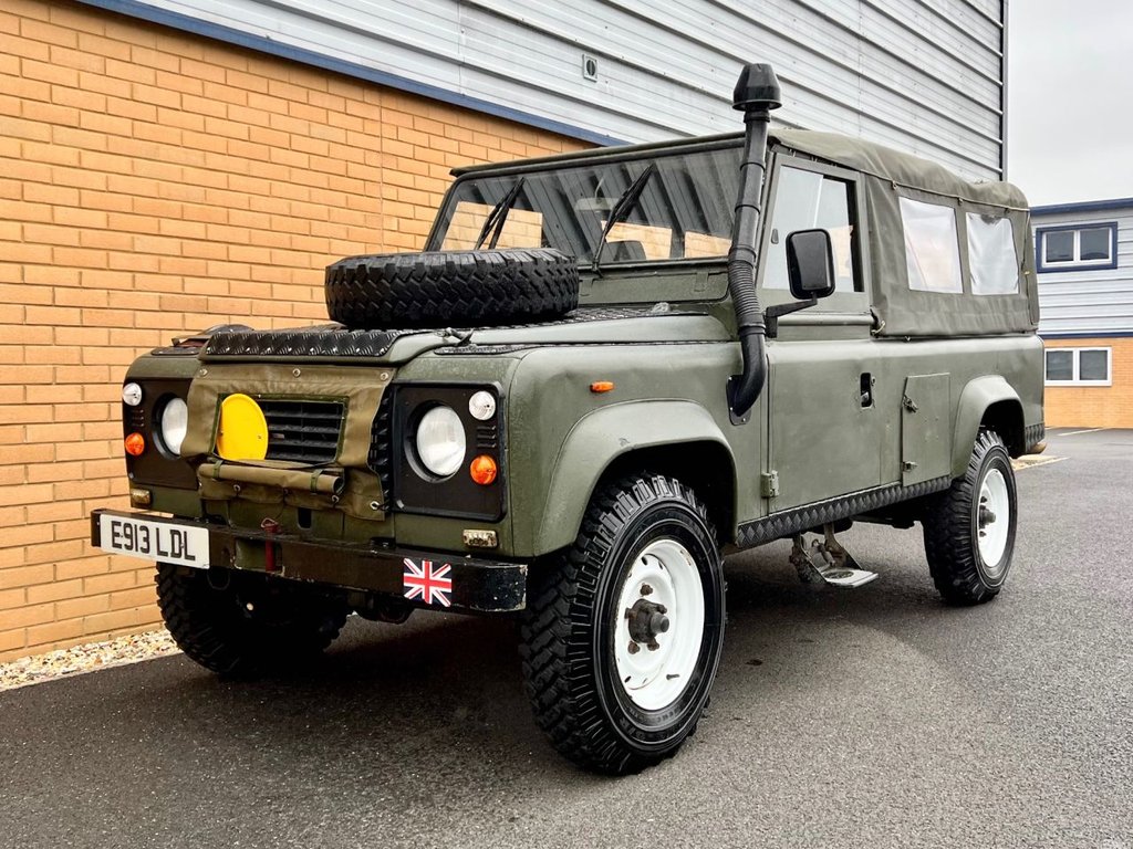 USED 1988 E LAND ROVER DEFENDER 110 // 2.5L 300td // Ex MOD // Rag Top // Px swap 