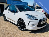 USED 2013 13 CITROEN DS3 1.6 DSTYLE PLUS 3d 120 BHP FSH - Petrol - White and Cadburys Purple