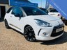 USED 2013 13 CITROEN DS3 1.6 DSTYLE PLUS 3d 120 BHP FSH - Petrol - White and Cadburys Purple