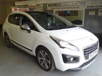 USED 2014 14 PEUGEOT 3008 1.6 HDI ALLURE 5d 115 BHP * SATNAV *   PAN ROOF... REVERSE CAMERA