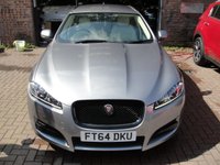 USED 2014 64 JAGUAR XF 3.0 D V6 S PORTFOLIO SPORTBRAKE 5d 275 BHP FULL LEATHERS, SATNAV, REVERSE CAMERA, BLACK ALLOYS, RED CALIPERS, MERIDIAN SOUND, ADAPTIVE HEADLIGHT DYNAMICS, BLIND SPOT MONITOR, HEATED DOOR MIRRORS, HEATED AND COOLED FRONT SEATS, POWER TAILGATE