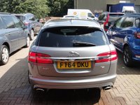 USED 2014 64 JAGUAR XF 3.0 D V6 S PORTFOLIO SPORTBRAKE 5d 275 BHP FULL LEATHERS, SATNAV, REVERSE CAMERA, BLACK ALLOYS, RED CALIPERS, MERIDIAN SOUND, ADAPTIVE HEADLIGHT DYNAMICS, BLIND SPOT MONITOR, HEATED DOOR MIRRORS, HEATED AND COOLED FRONT SEATS, POWER TAILGATE