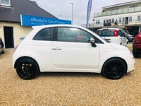 USED 2012 61 FIAT 500 0.9 TWINAIR PLUS 3d 85 BHP Black Leather Interior + Bluetooth & Climate Control