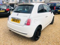 USED 2012 61 FIAT 500 0.9 TWINAIR PLUS 3d 85 BHP Black Leather Interior + Bluetooth & Climate Control