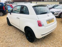 USED 2012 61 FIAT 500 0.9 TWINAIR PLUS 3d 85 BHP Black Leather Interior + Bluetooth & Climate Control