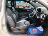 USED 2012 61 FIAT 500 0.9 TWINAIR PLUS 3d 85 BHP Black Leather Interior + Bluetooth & Climate Control