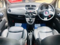 USED 2012 61 FIAT 500 0.9 TWINAIR PLUS 3d 85 BHP Black Leather Interior + Bluetooth & Climate Control