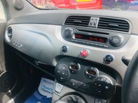 USED 2012 61 FIAT 500 0.9 TWINAIR PLUS 3d 85 BHP Black Leather Interior + Bluetooth & Climate Control