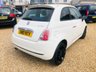 USED 2012 61 FIAT 500 0.9 TWINAIR PLUS 3d 85 BHP Black Leather Interior + Bluetooth & Climate Control