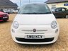 USED 2012 61 FIAT 500 0.9 TWINAIR PLUS 3d 85 BHP Black Leather Interior + Bluetooth & Climate Control