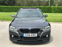USED 2016 16 BMW 3 SERIES 3.0 335D XDRIVE M SPORT TOURING 5d 308 BHP PAN ROOF + 2 KEYS + SAT NAV +