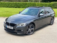 USED 2016 16 BMW 3 SERIES 3.0 335D XDRIVE M SPORT TOURING 5d 308 BHP PAN ROOF + 2 KEYS + SAT NAV +