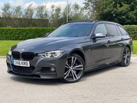 USED 2016 16 BMW 3 SERIES 3.0 335D XDRIVE M SPORT TOURING 5d 308 BHP PAN ROOF + 2 KEYS + SAT NAV +