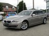 USED 2011 11 BMW 5 SERIES 2.0 520D SE TOURING 5d 181 BHP Finished in CASHMERE SILVER  PEARL with HEATED EBONY LEATHER trim. This BMW is practical, economical and pretty good fun to drive. It packs a punch and with features that include SAT NAV, Heated Seats, B/TOOTH, Alloys, Cruise Control, Power Boot, FRONT and REAR PARK SENSORS it's a must have prestige family estate. Just serviced at 69875 miles by BMW Specialist. 12 Months MOT.
