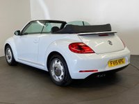 USED 2015 15 VOLKSWAGEN BEETLE 1.4 DESIGN TSI BLUEMOTION TECHNOLOGY 2d 148 BHP Convertible in Striking Oryx white