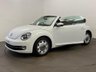 USED 2015 15 VOLKSWAGEN BEETLE 1.4 DESIGN TSI BLUEMOTION TECHNOLOGY 2d 148 BHP Convertible in Striking Oryx white