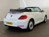 USED 2015 15 VOLKSWAGEN BEETLE 1.4 DESIGN TSI BLUEMOTION TECHNOLOGY 2d 148 BHP Convertible in Striking Oryx white