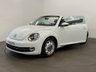 USED 2015 15 VOLKSWAGEN BEETLE 1.4 DESIGN TSI BLUEMOTION TECHNOLOGY 2d 148 BHP Convertible in Striking Oryx white