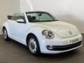 USED 2015 15 VOLKSWAGEN BEETLE 1.4 DESIGN TSI BLUEMOTION TECHNOLOGY 2d 148 BHP Convertible in Striking Oryx white